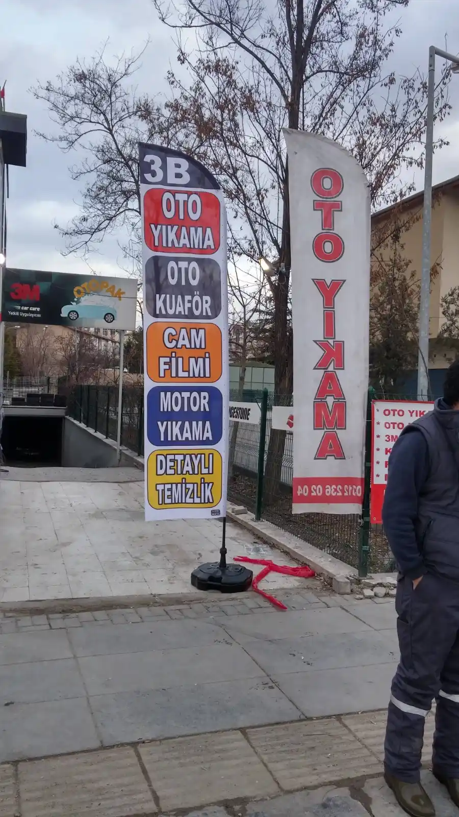 Oto Yıkama Yelken Bayrağı-11